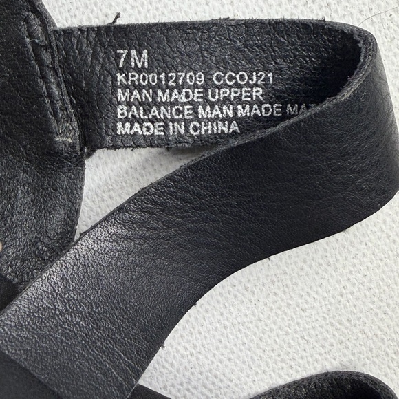 Korks black strappy high heel sandal with stud detail - Picture 11 of 11